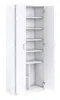 Kleiderschrank mit Regalböden LUBA – Breite 74 cm, weiß Produktbild-Vorschau 6