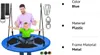 SereneLife Outdoor Spinner-Tellerschaukel – Runde hängende Produktbild-Vorschau 11