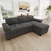 Merax L-förmiges Ecksofa Schlafsofa mit Schlaffunktion, Produktbild-Vorschau 3