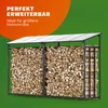 GARDEBRUK® Legnaia da Esterno  2,3 m³ 70Px163lx198H cm Anteprima dell’immagine prodotto 7