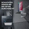 Edelstahl Badregal silber ohne Bohren Produktbild-Vorschau 6