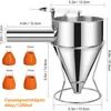 Teigportionierer, 1200ml Pfannkuchen Teigspender Edelstahl Produktbild-Vorschau 2