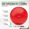 Tunturi Anti Burst Fitnessball mit Pumpe - Yoga-Ball 90 cm Produktbild-Vorschau 8