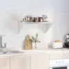 vidaXL Półka ścienna 75x45x31 cm srebrna stal nierdzewna Podgląd zdjęcia produktu 3