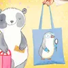 Mr. & Mrs. Panda Jutebeutel Wissenschaftler Herz - Sky Blue Produktbild-Vorschau 2