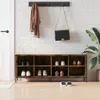 vidaXL Stojan na topánky smoke oak 131x35x50 cm odvodený Náhľad obrázku produktu 2