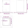 vidaXL Pfostenträger Quadrat 12 Stk. 81x81mm Produktbild-Vorschau 6