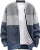 ASKSA Cardigan d'hiver avec fermeture éclair, gris, XXL Voir les images du produit 1