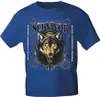 T-Shirt mit Print Wolfskopf Survivor - 10985 Gr. S-3XL Produktbild-Vorschau 1