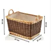 A wicker basket with handles, shown with dimensions indicated by measurement lines and text. Náhľad obrázku produktu
