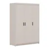 AX LIVING Storicos 3T 3 türig Kleiderschrank Beige 133cm Produktbild-Vorschau 1