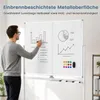 COSTWAY Mobiles Whiteboard mit Ständer 120x90cm, Produktbild-Vorschau 5