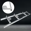 A metal chainsaw mill kit is shown against a dark background. Voir les images du produit