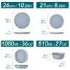 16 pcs. Service combiné en faïence, service de table avec Voir les images du produit 2