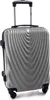 A silver suitcase with a textured surface and a retractable handle. Náhled obrázku produktu