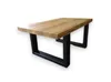 Couchtisch mit Stahlbeinen U-Beine 50x80cm, Beistelltisch, Produktbild-Vorschau 3