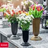 KADAX vaso da tomba in plastica "Sorano", vaso da cimitero, Anteprima dell’immagine prodotto 5