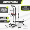 Mobiclinic Power Tower mit Gewichtsbank 100 kg Produktbild-Vorschau 2