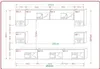 A technical drawing showing the dimensions and layout of a modular living room furniture set. Náhled obrázku produktu