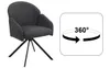 Hela Tische, 1er Pack Armlehnstuhl Holly 360° drehbar, Produktbild-Vorschau 4