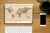 MuchoWow® Laptop Aufkleber Sticker Cover Weltkarte - Produktbild-Vorschau 2