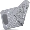 Šedá koupelnová rohož z PVC, 69 × 36 cm, s přísavkami, Náhled obrázku produktu 7