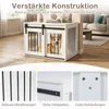 COSTWAY Hundekäfig Möbel, 80 cm Schwere Hundebox mit Produktbild-Vorschau 6