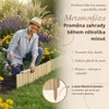 Floranica dřevěný obrubník záhonu 20 x 100 cm přírodní Náhled obrázku produktu 5