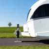Noga podporowa Wiltec 900 kg z korbą boczną i obrotowym Podgląd zdjęcia produktu 2