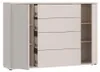 Madia Medea con 4 cassetti e 2 ante cashmere 144x35x99 – Anteprima dell’immagine prodotto 8