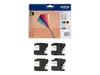 A package of Brother ink cartridges with four individual cartridges shown below. Voir les images du produit