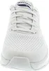 A close-up front view of a white Skechers Arch Fit sneaker. Produktbild-Vorschau