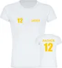 multifanshop Damen T-Shirt - Aachen - Trikot Nummer 12, Produktbild-Vorschau 1