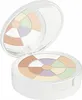A makeup compact with multiple color sections and a mirror. Produktbild-Vorschau