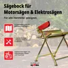Grafner Sägebock mit Kettensägen-Halterung, bis 120 kg Produktbild-Vorschau 2
