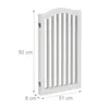 Barrière de sécurité Relaxdays, barrière autoportante, H x Voir les images du produit 5