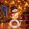 Schneemann Projektor Weihnachten, USB Weihnachtsprojektor Produktbild-Vorschau 2