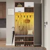 okwish kompaktní šatní skříň šatní skříň do předsíně s Náhled obrázku produktu 16