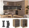 Küchenunterschrank Vicco R-Line Edelgrau 60 cm AP Marmor, Produktbild-Vorschau 4