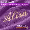 AR Line Duschtuch 70x140 cm mit Namen bestickt – Produktbild-Vorschau 6