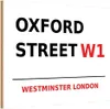 vianmo Holzschild 20x30 cm Westminster Oxford Street W1 Produktbild-Vorschau 1