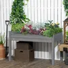 Outsunny Jardinière sur Pieds Potager dim. 123L x 57l x 76H Voir les images du produit 2