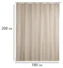 WENKO Tenda da doccia Vasca da bagno antimuffa Beige Anteprima dell’immagine prodotto 8