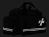 A black medical bag with reflective stripes and a white cross logo. Náhľad obrázku produktu