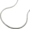 1mm Collier Kette Halskette Venezianer 925 Echtsilber 36cm Produktbild-Vorschau 1