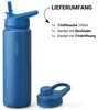 Trink Flasche Edelstahl 750ml Thermoflasche Sport Gym Produktbild-Vorschau 7