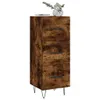 The Living Store Sideboard Räuchereiche 34,5x34x90 cm Produktbild-Vorschau 3