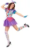Kostüm Harlekin für Damen bunt - M Produktbild-Vorschau 1