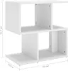 vidaXL Nočný stolík biely 50x30x51,5 cm odvodený výrobok z Náhľad obrázku produktu 7