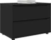 vidaXL Skříňka černá 80 x 48 x 57 cm materiál na bázi dřeva Náhled obrázku produktu 1